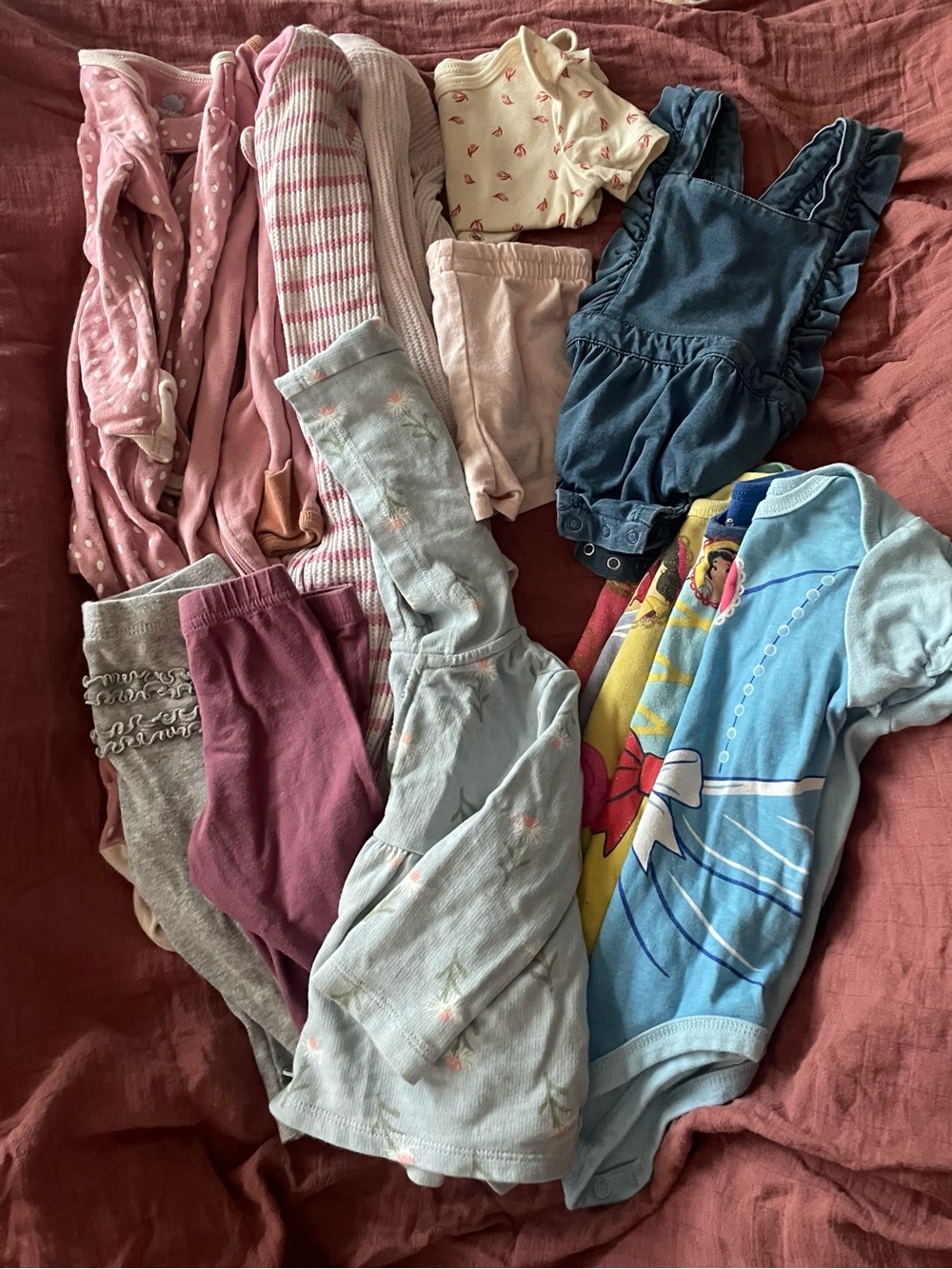 14+ piece Baby Girls Clothing Bundle - 6-9 months